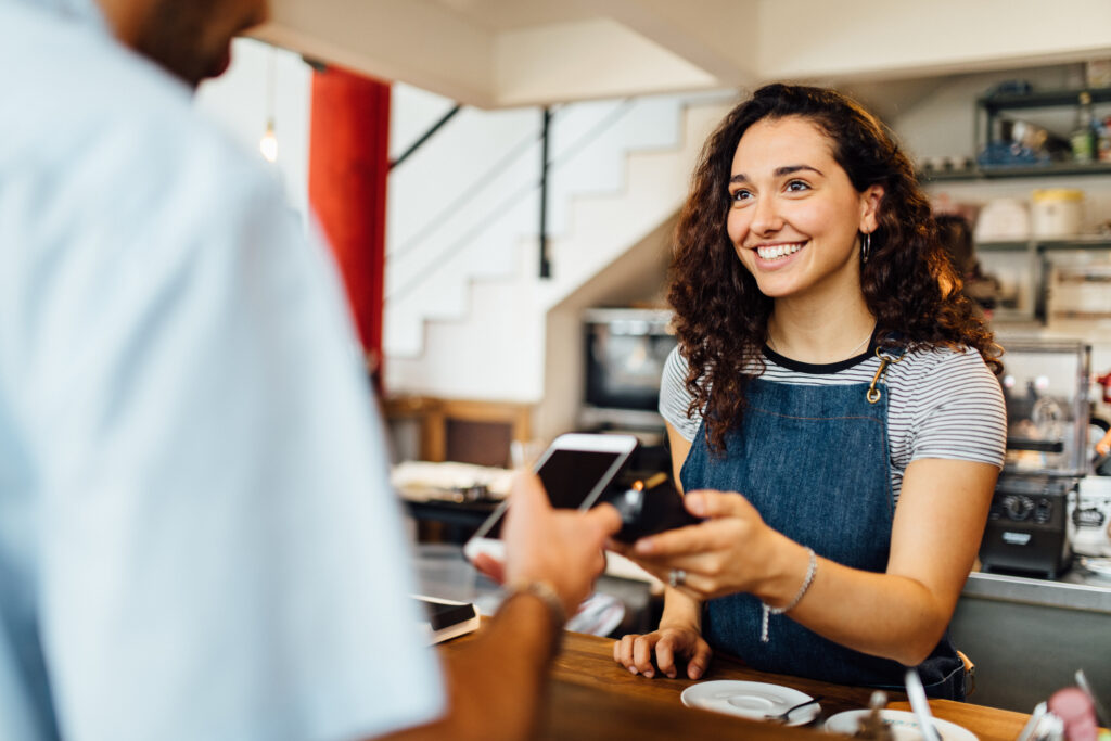 Digital Payment in Coffee shop